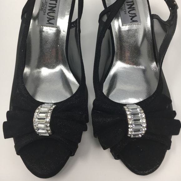 Platinum Collection by Jade Black Mesh Satin - Picture 2 of 13